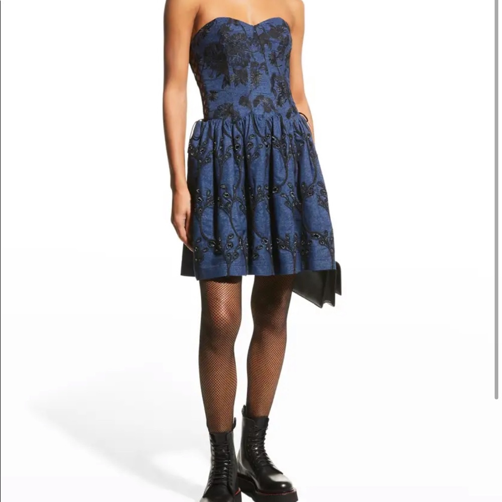 Anna Sui Eyelet Embroidery Dress - image 6